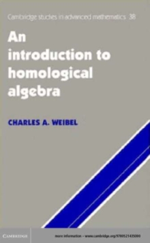 Image for An introduction to homological algebra