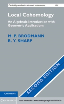 Image for Local cohomology: an algebraic introduction with geometric applications