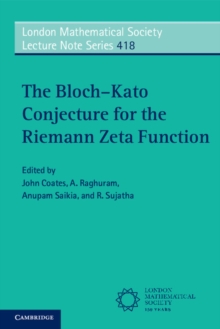 Image for Bloch-Kato Conjecture for the Riemann Zeta Function