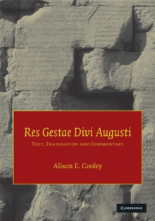 Image for Res Gestae Divi Augusti: Text, Translation, and Commentary.
