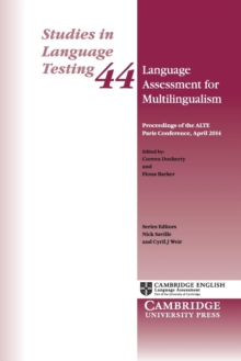Image for Language assessment for multilingualism  : proceedings of the ALTE Paris Conference, April 2014