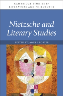 Image for Nietzsche and literary studies