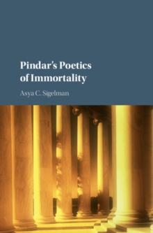 Image for Pindar's poetics of immortality