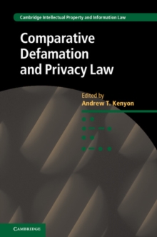 Image for Comparative defamation and privacy law