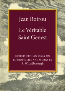 Jean Rotrou: Le veritable Saint Genest