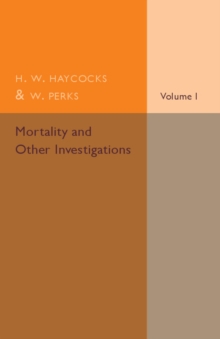 Image for Mortality and other investigations