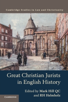 Image for Great Christian jurists in English history