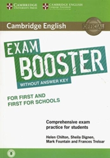 Image for Cambridge English exam booster for first and first for schools  : without answer key, with audio