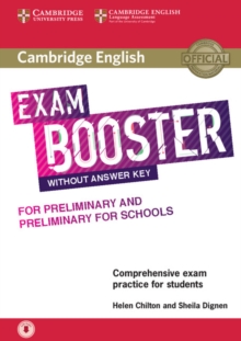 Image for Cambridge English exam booster for preliminary and preliminary for schools without answer key with audio  : comprehensive exam practice for students
