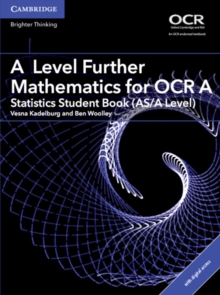 Image for A level further mathematics for OCR A: Statistics student book (AS/A level) with Cambridge Elevate edition (2 years)