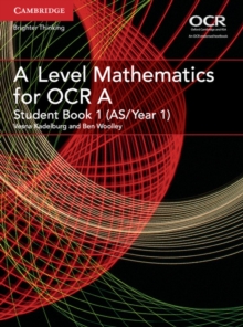 Image for A level mathematics for OCRStudent book 1