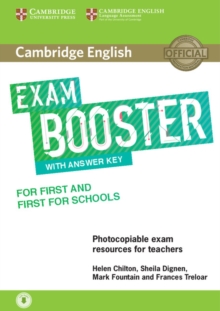 Image for Cambridge English exam booster for first and first for schools  : with answer key, with audio