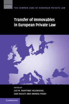 Image for Transfer of immovables in European private law