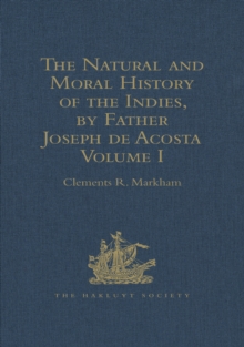 Image for The natural and moral history of the Indies