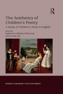 Image for The aesthetics of children's poetry: a study of children's verse in English