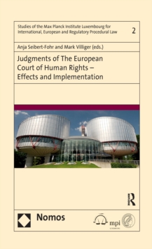 Image for Judgments of the European Court of Human Rights: effects and implementation