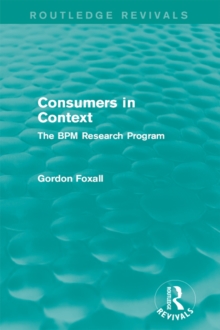 Image for Consumers in context: the BPM process.