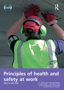Image for Principles of health and safety at work