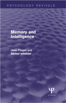 Image for Memory and intelligence
