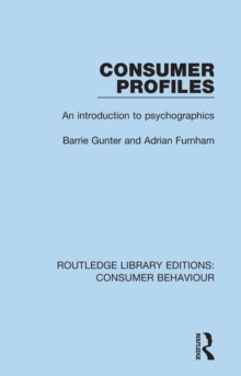 Image for Consumer profiles: an introduction to psychographics