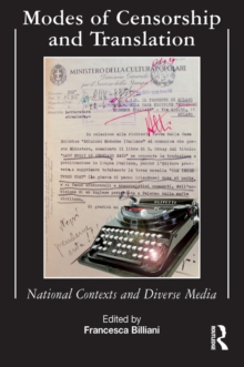 Image for Modes of censorship and translation: national contexts and diverse media