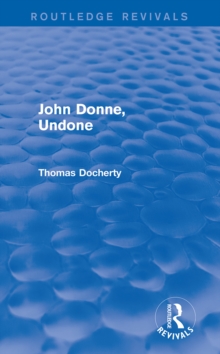 Image for John Donne, undone