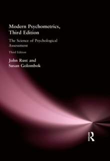 Image for Modern psychometrics: the science of psychological assessment