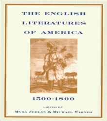 Image for The English literatures of America, 1500-1800