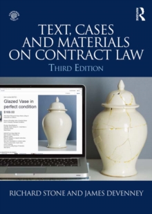 Image for Text, cases and materials on contract law.