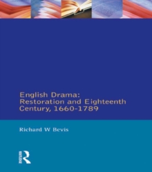 Image for English drama: Restoration and eighteenth century, 1660-1789