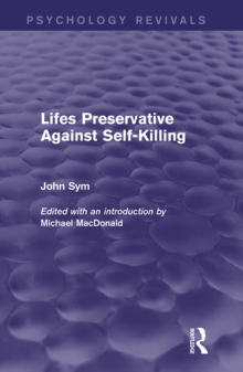 Image for Lifes preservative against self-killing