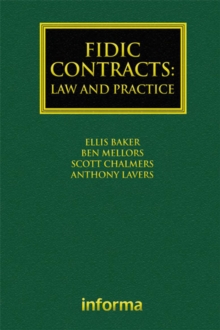Image for FIDIC contracts: law and practice