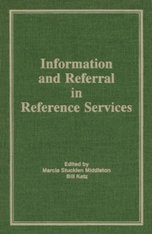 Image for Information and referral in reference services