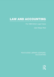 Image for Law and accounting: pre-1889 British legal cases