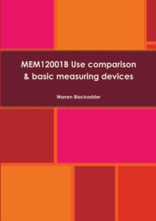 Image for MEM12001B Use comparison and basic measuring devices