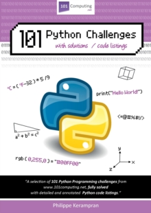 Image for 101 Python Challenges with Solutions / Code Listings