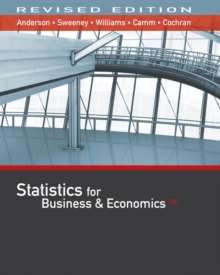 Image for Statistics for Business & Economics, Revised (with XLSTAT Education Edition Printed Access Card)