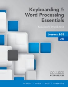 Image for Keyboarding and Word Processing Essentials Lessons 1-55