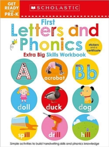 Image for First Letters and Phonics Get Ready for Pre-K Workbook: Scholastic Early Learners (Extra Big Skills Workbook)