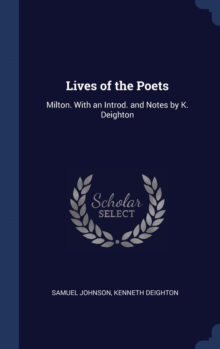 Image for LIVES OF THE POETS: MILTON. WITH AN INTR