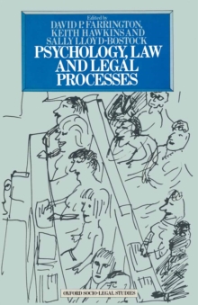 Image for Psychology, Law and Legal Processes