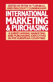 Image for International marketing and purchasing: a survey among marketing and purchasing executives in five European countries