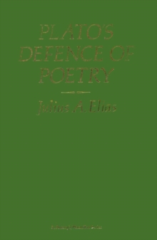 Image for Plato's Defence of Poetry.