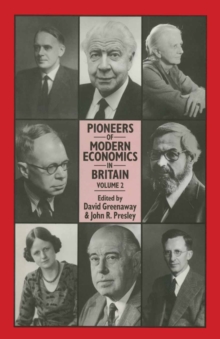Image for Pioneers of Modern Economics in Britain.