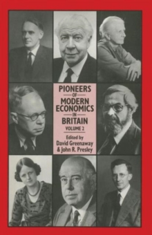 Image for Pioneers of Modern Economics in Britain