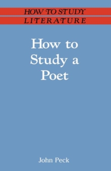 Image for How to Study a Poet