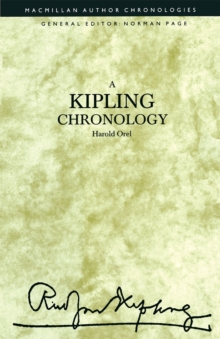 Image for A Kipling chronology