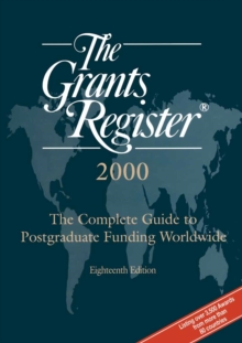 Image for Grants Register 2000