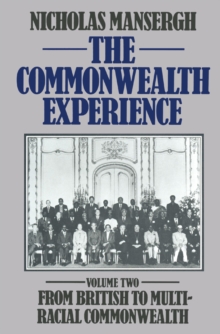 Image for Commonwealth Experience: Volume Two: From British to Multiracial Commonwealth