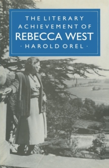 Image for The Literary Achievement of Rebecca West